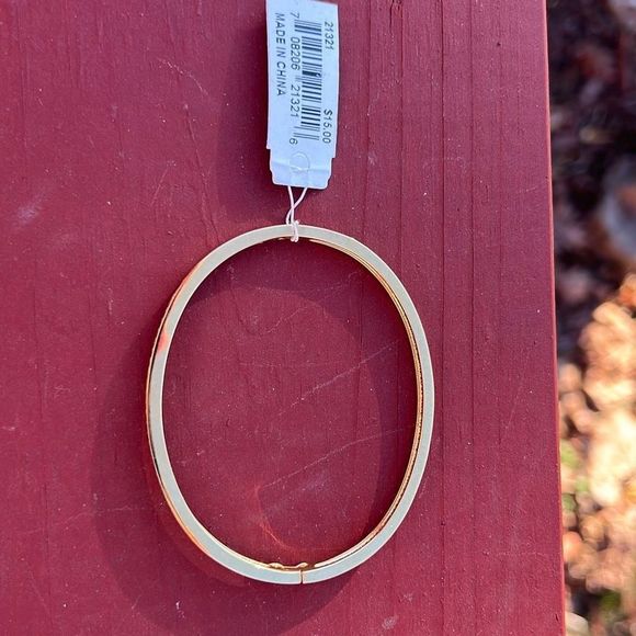 Red Ruby Rhinestone Gold Tone Metal Cuff Bracelet Stackable Birthstone Circle of - Picture 2 of 8